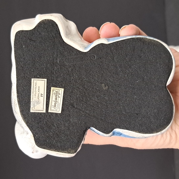 Vintage Fitz & Floyd ceramic cliwn bookends marked Japan - Picture 5 of 9